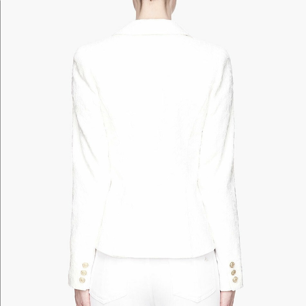 smythe off white floral lace jacquard blazer - Picture 7 of 13